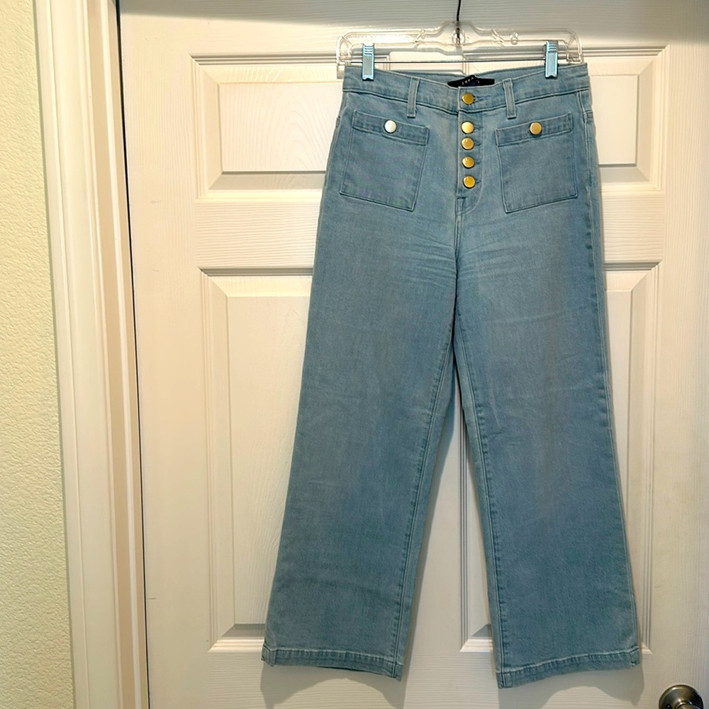Like NEW J Brand crop jean, light wash, size 26.